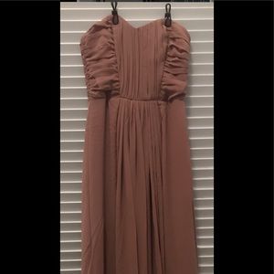 Strapless, maxi dress